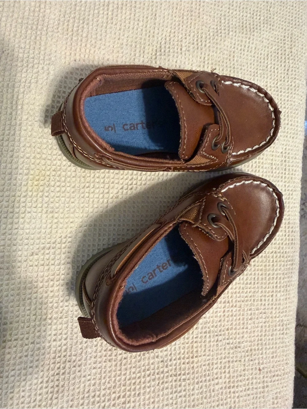 Carter Infant Brown Boat Shoes - Classic Slip-On
